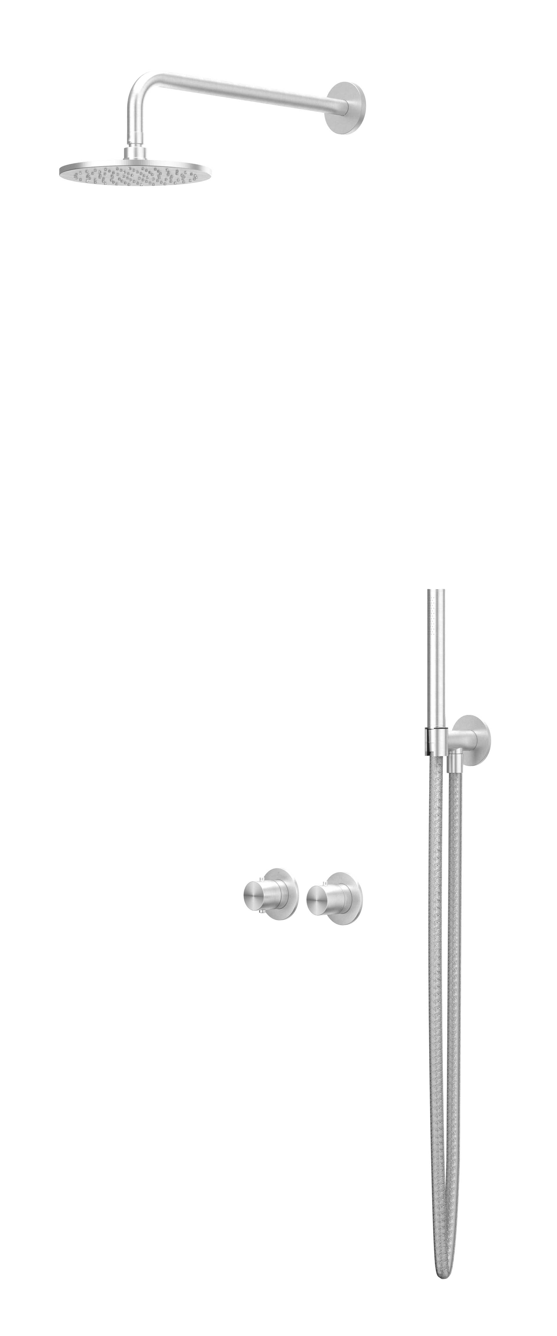 IVY Concord Inbouwset 2-weg  40cm w-arm 20cm me houder  en staafhdd CSC3IXAAAA RVS316 gebr.