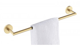 Alonzo handdoekrek geborsteld messing 28.8073