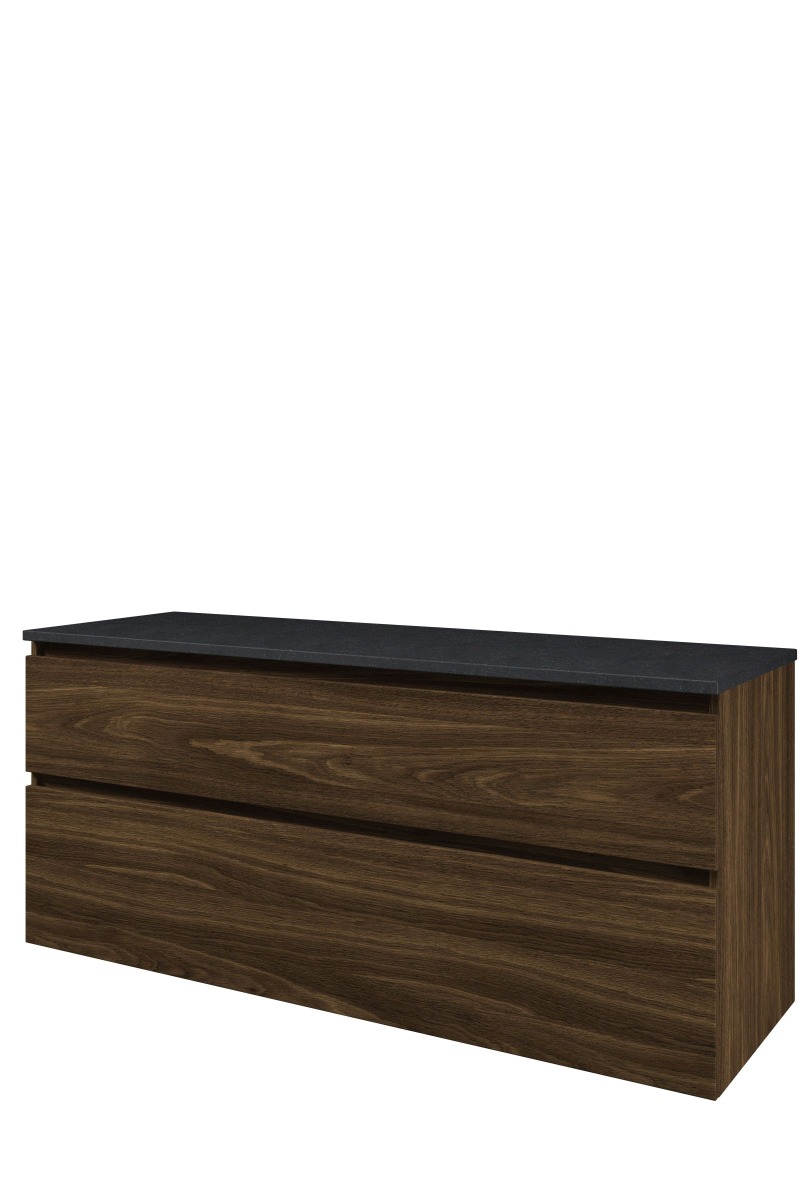 Proline Top afdekplaat hardsteen onderk. a-symm. H620xB1400xD460 Cabana oak/Blue stone / 1817993
