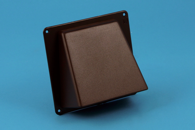 Nedco Gevelklep 150mm bruin 62500302