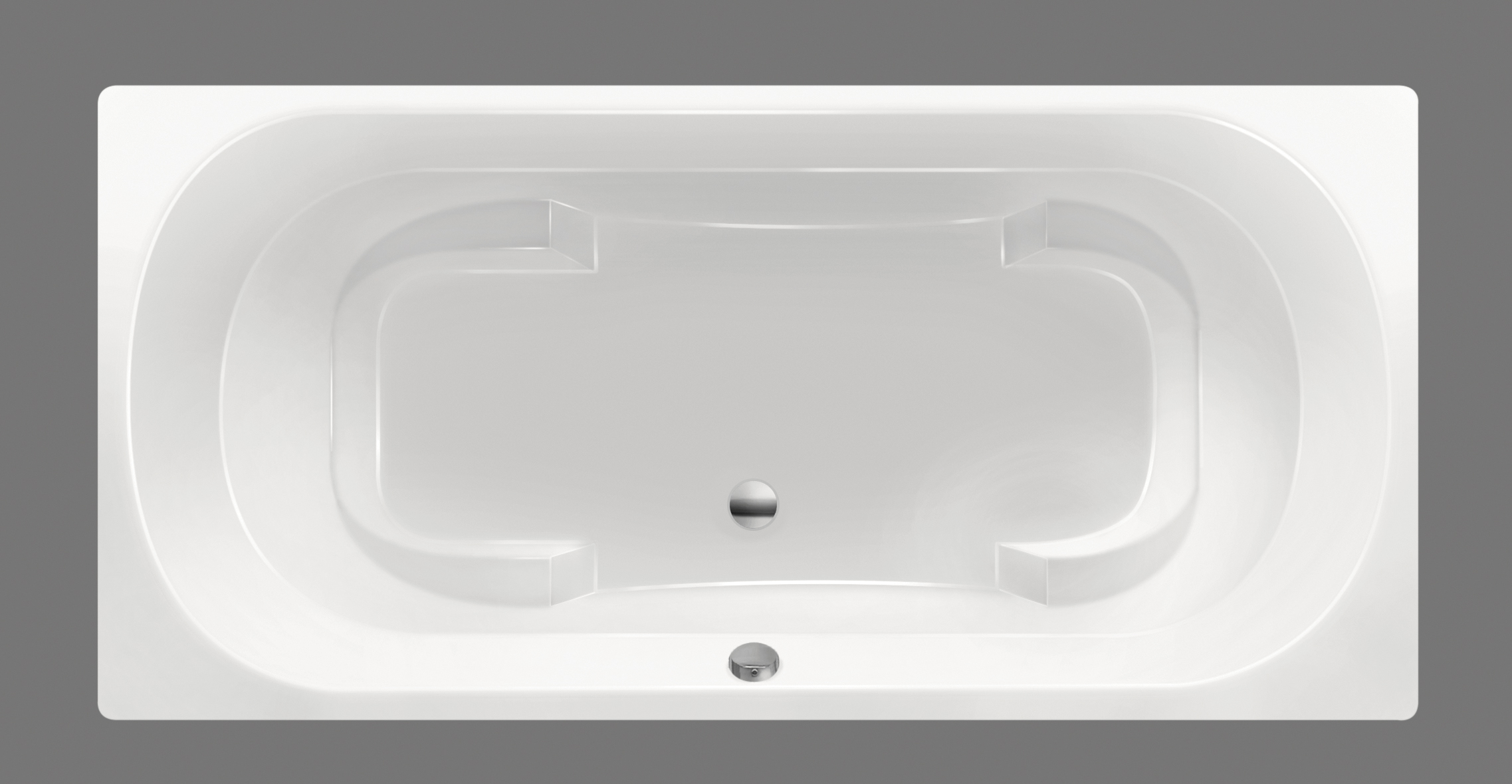 Xenz Kanaga Bad Duo acryl 190x90x50 Edelweis