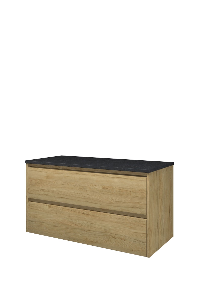 Proline Top afdekplaat hardsteen onderk. symm. H540xB1000xD460 Ideal oak/Blue stone / 1817912