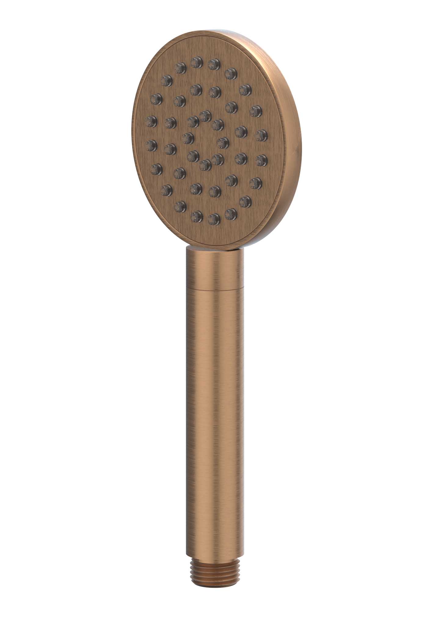 IVY Toebehoren Handdouche rond 9cm satin spray 6900455 gebr. mat koper PVD