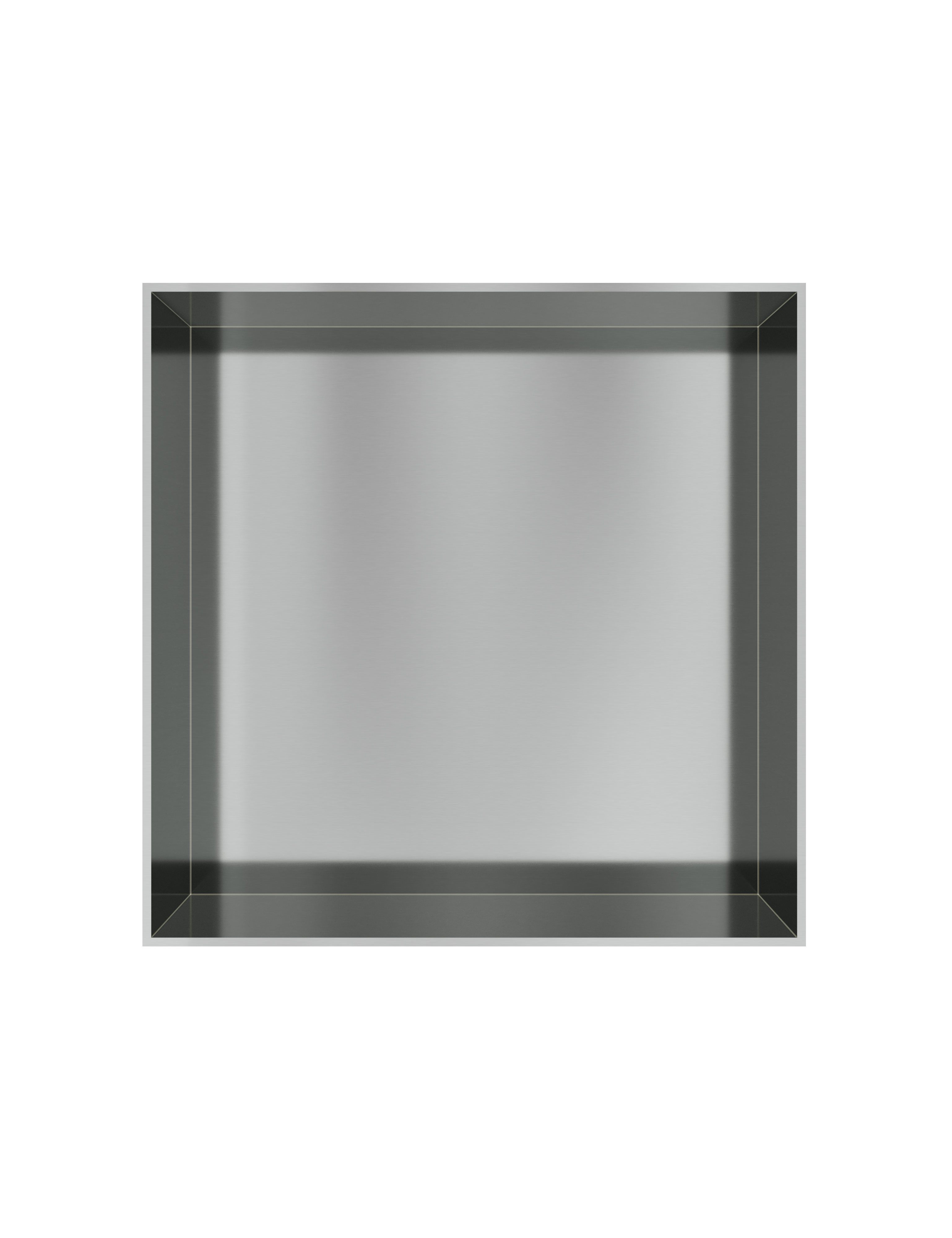 Hotbath More inbouwbox of inbouwnis 30x30x10cm frameless BOX030FIX RVS 316