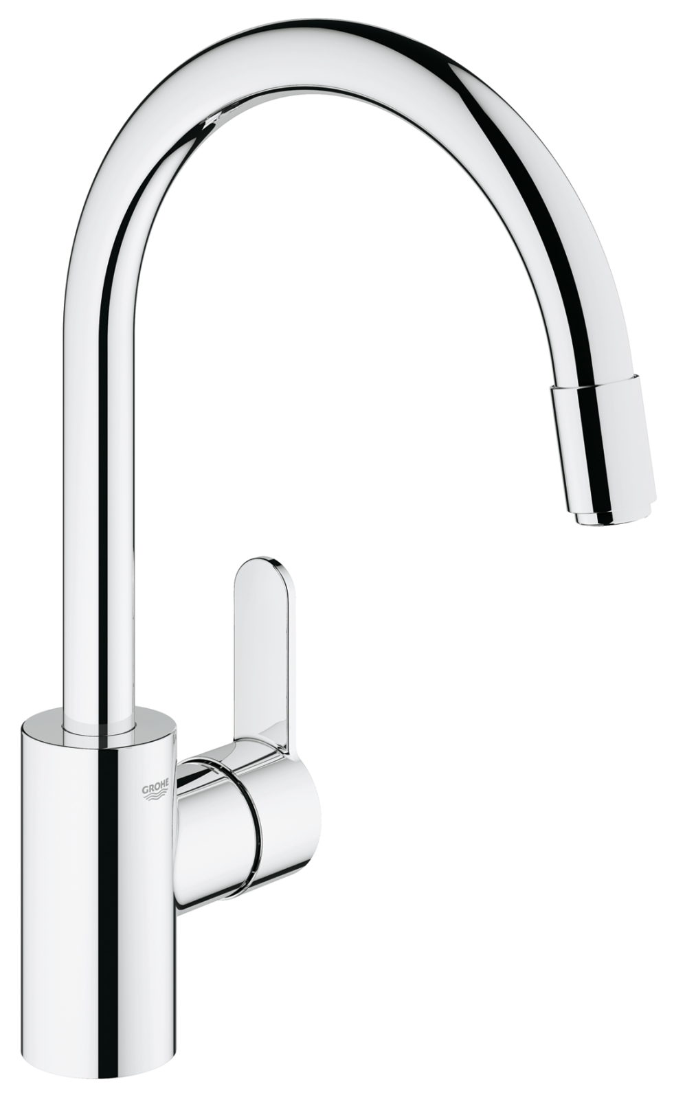 Grohe Eurostyle Cosmopolitan keukenmengkraan hoog met uittrekbare uitloop 31126004