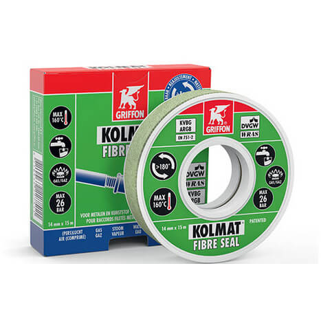 Griffon Kolmat Fibre Seal Rol 14 mm x 15 m 6300531