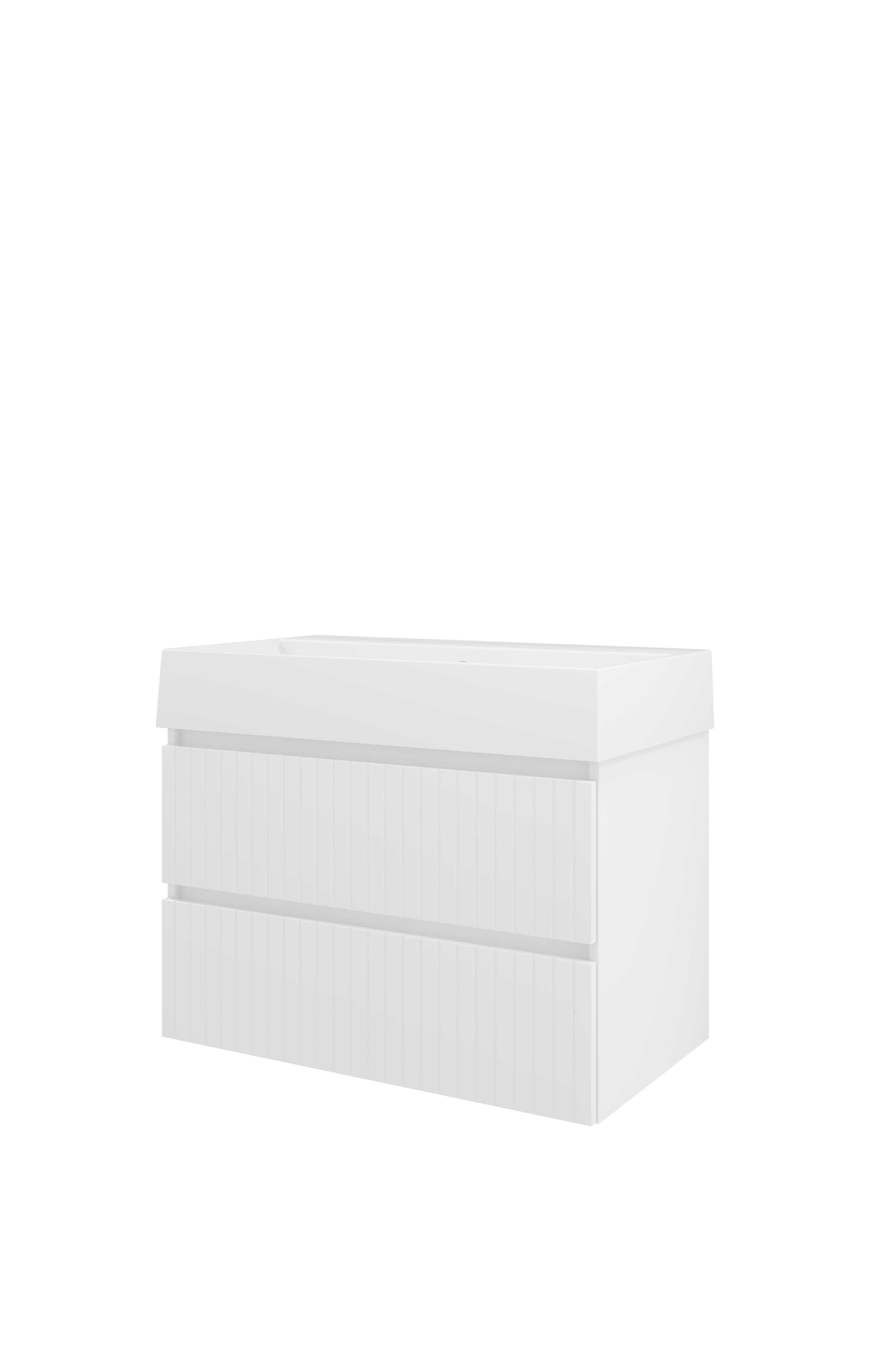 Proline Set porselein Loft wast. z. krgt. en onderkast sym. gefr. 1818164 Glans wit/Glans wit 800x460x650