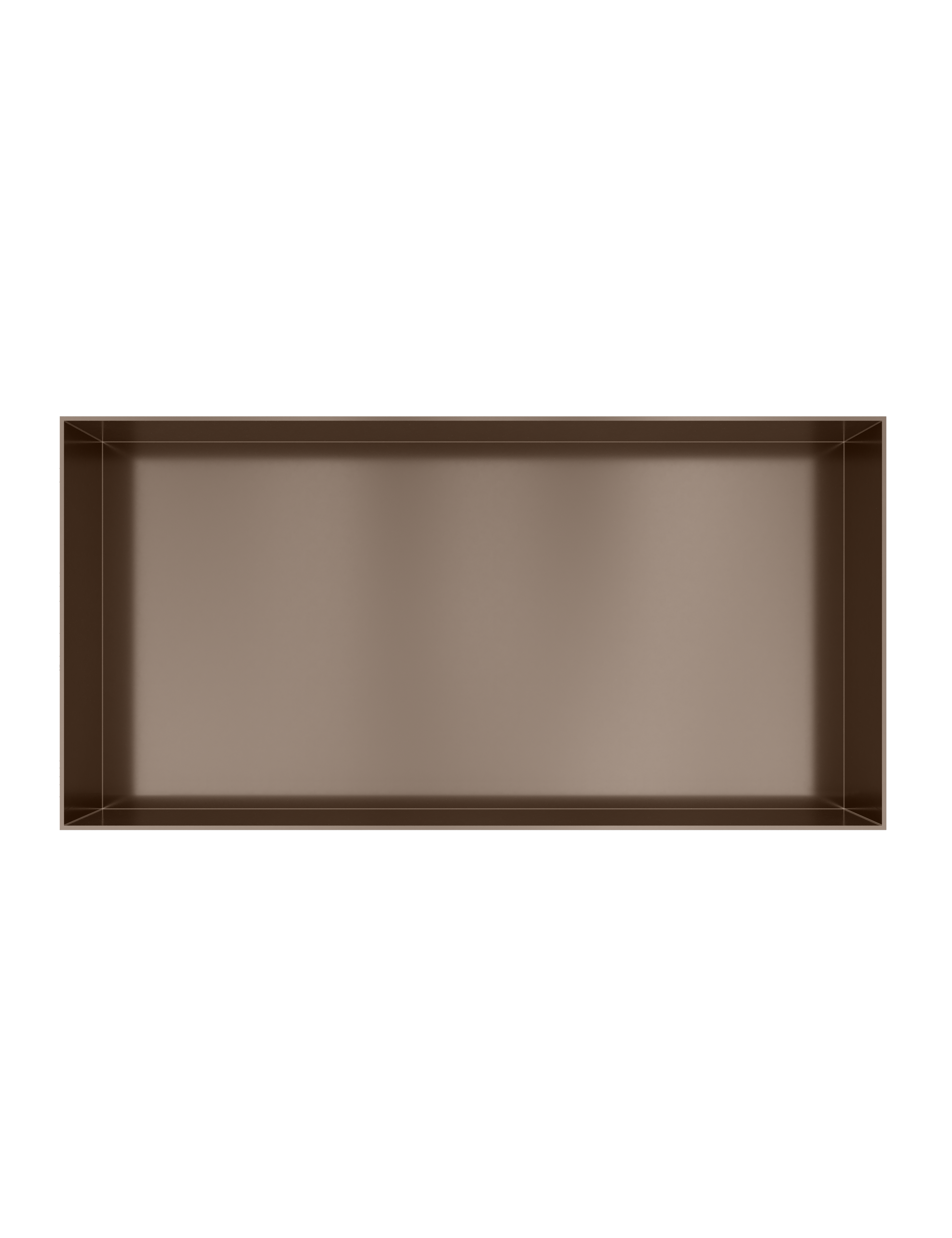 Hotbath More inbouwbox of inbouwnis 30x60x10cm frameless BOX060FTB Tuscan bronze