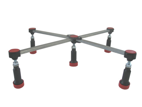 Douchebakondersteun 5 poots Hoogte tot 100mm