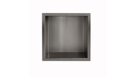 Inbouwnis 30x30x7cm gunmetal 33.4266