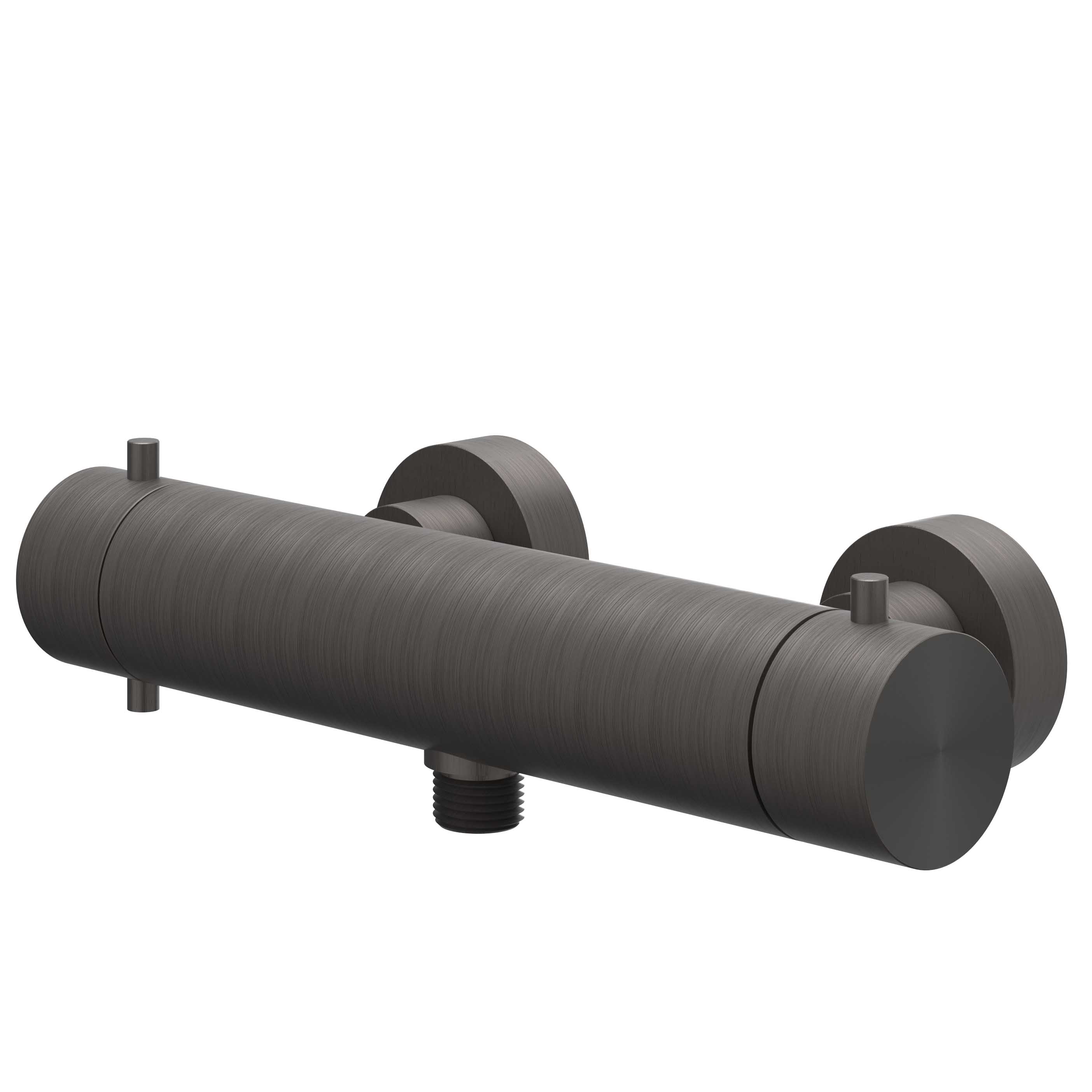 IVY Concord Douchethermostaatkraan opbouw cooltouch 6201014 RVS316 gebr. carbon black PVD