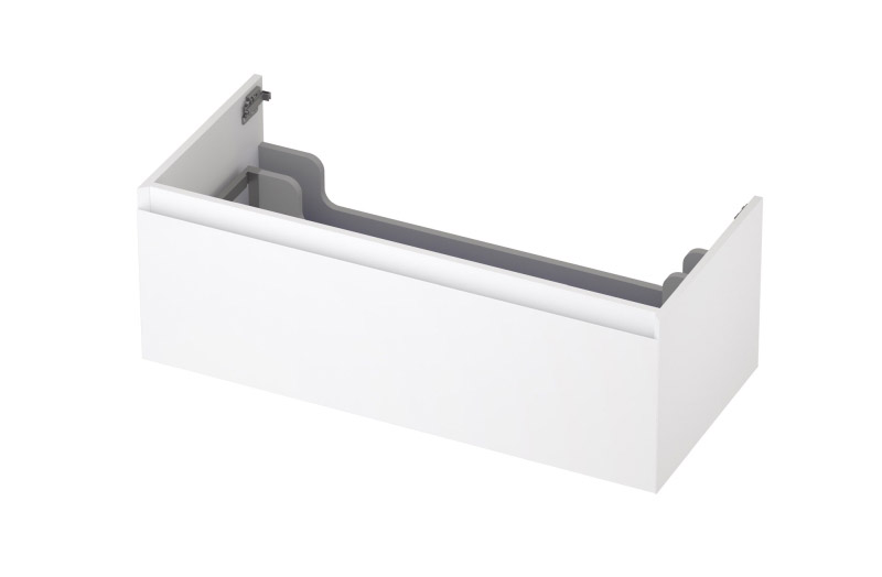 INK onderk. 1 lade greepl. gelakt 45gr 1240130 Mat wit H350xB1000xD450