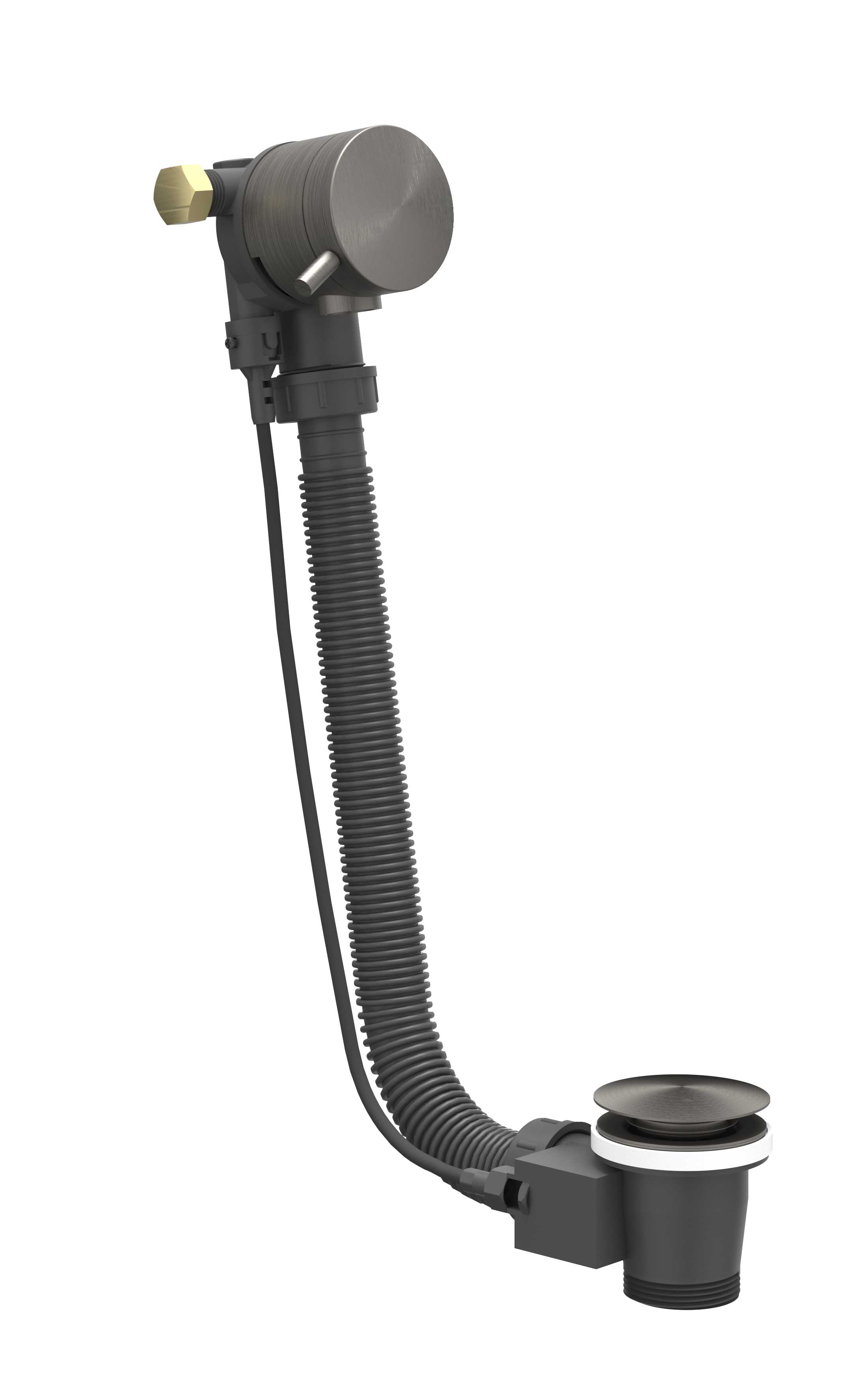 IVY Badoverloop-vulcombinatie 6903156 gebr. metal black PVD