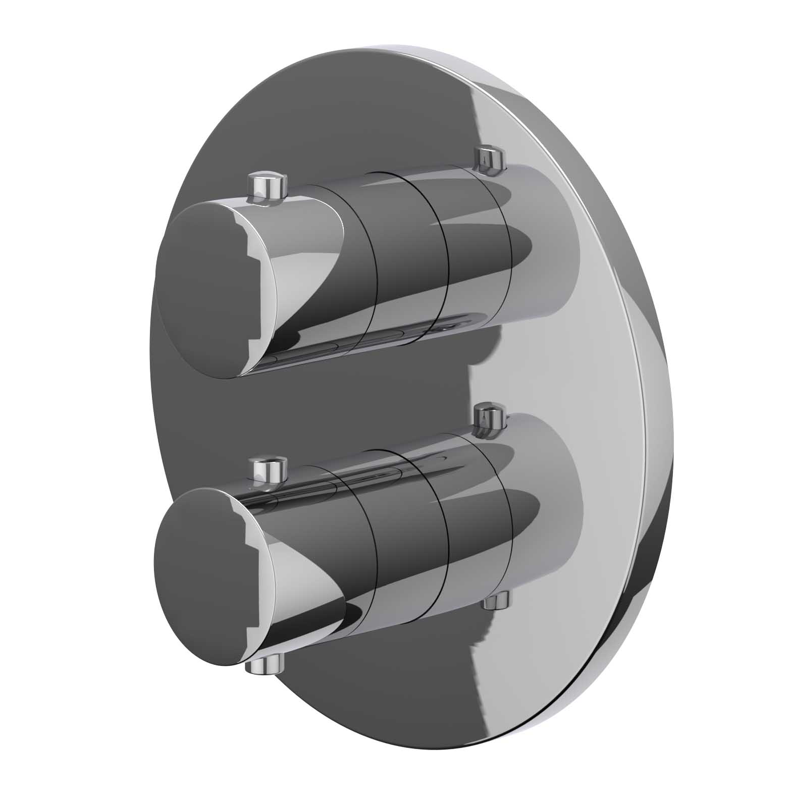 IVY Bond Afbouwdeel inbouwthermostaat met 1 losse stopkraan 6201251 Chroom