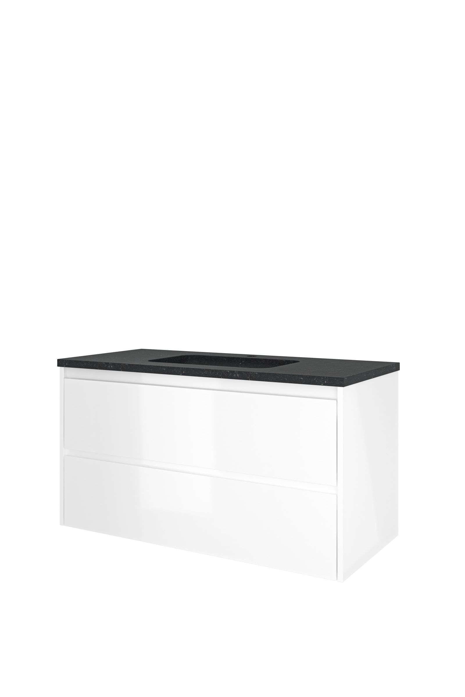 Proline set hardsteen Elegant wast. met 1 krgt. en onderk. sym. 1815754 Glans wit/Blue stone H545xB1000xD460