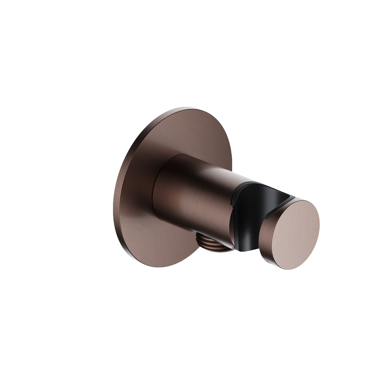 Hotbath Ace wandsteun m. uitlaat AC515BCP Geborsteld Koper PVD