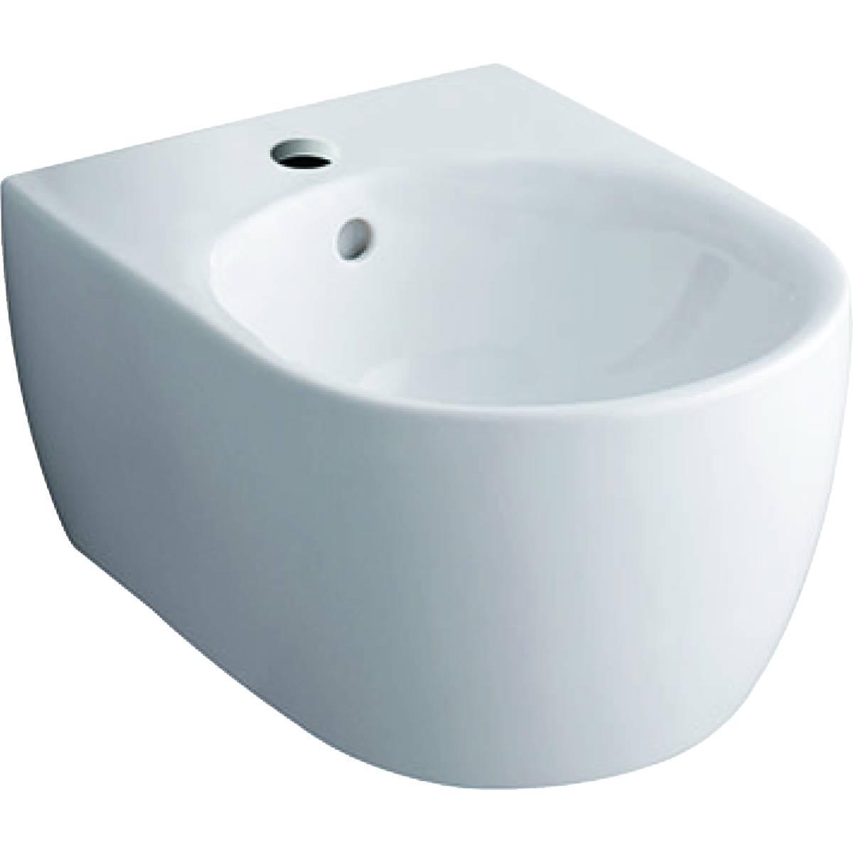 Geberit iCon wandbidet 54cm m.overl. 234000600 Wit KeraTect