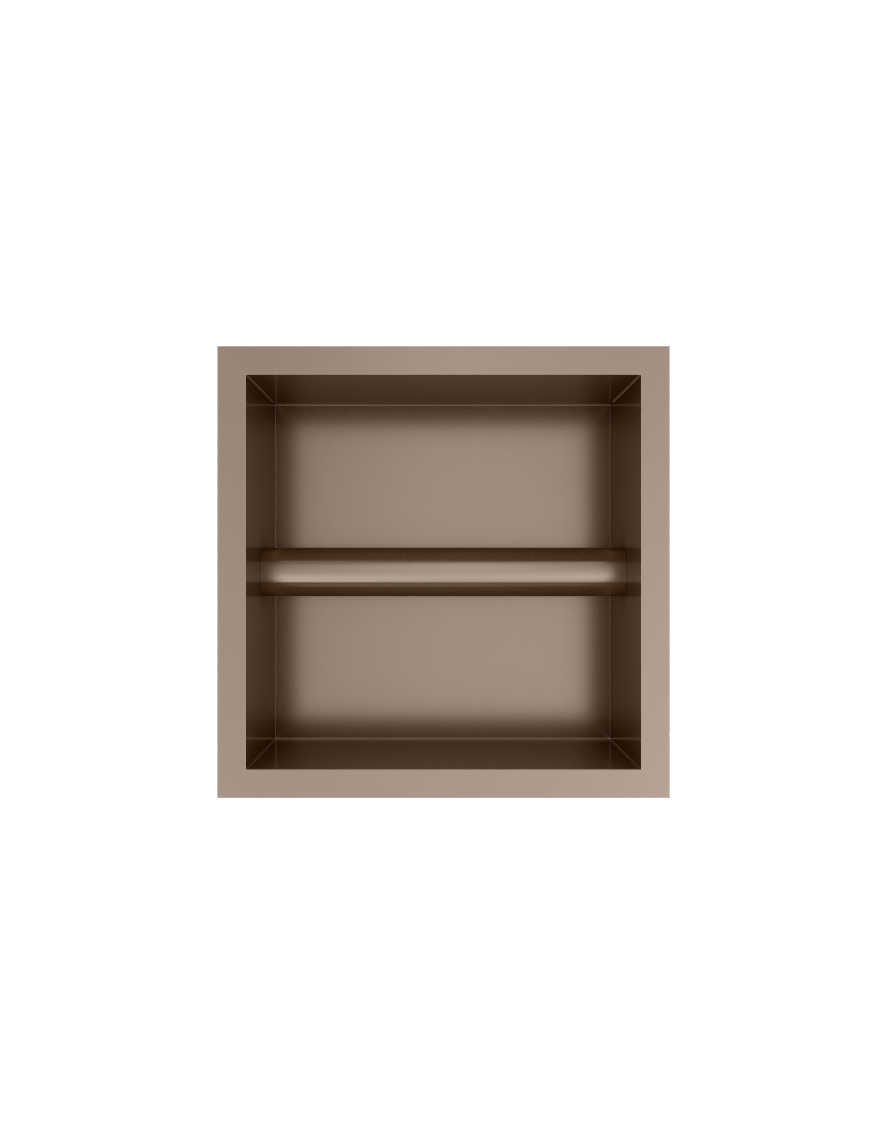 Hotbath More inbouw toiletrol houder 16x16x12.6cm PH016TB Tuscan bronze