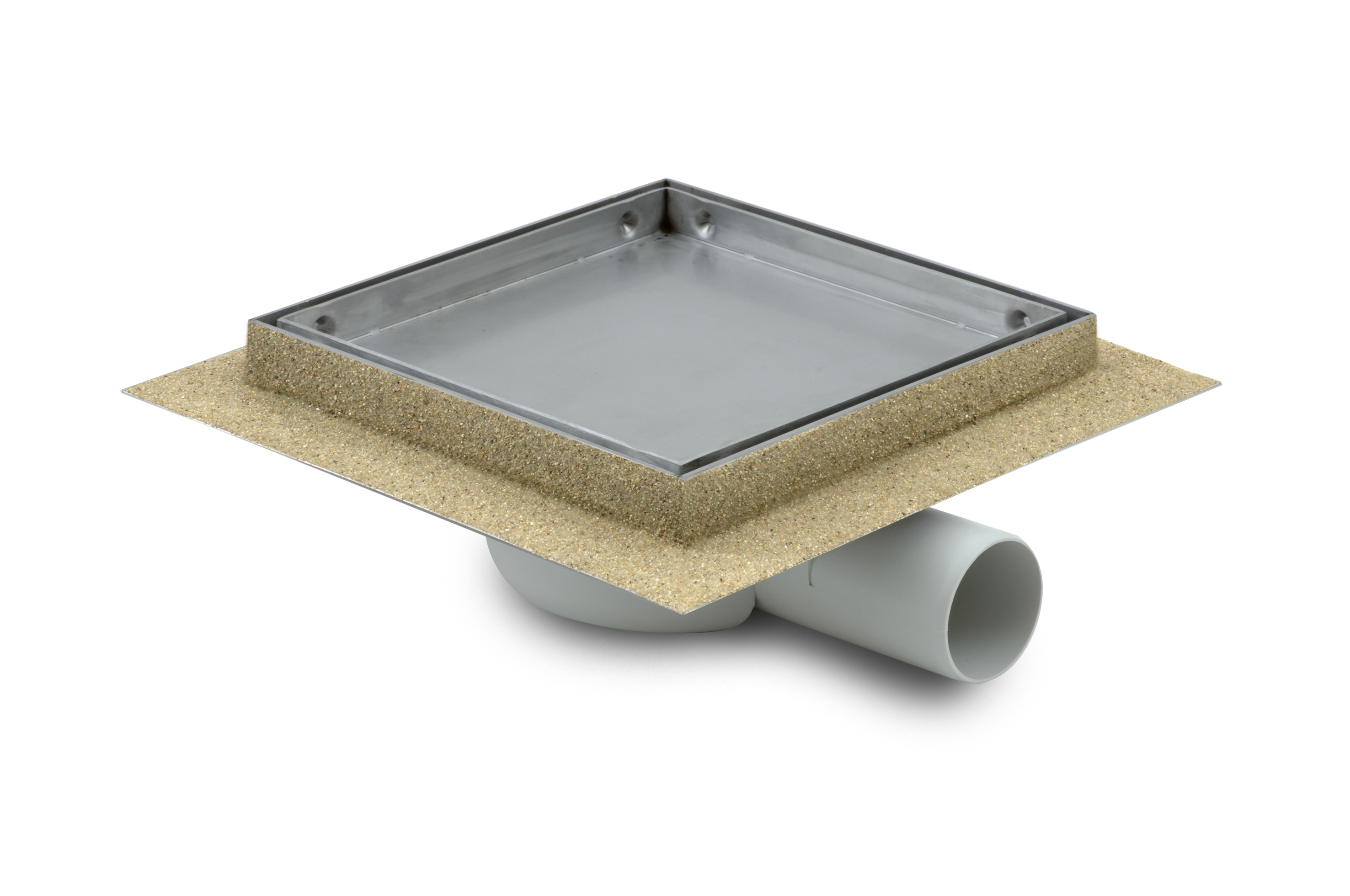 AquaFente ABS tegelput zij-uitlaat 401615 15x15cm