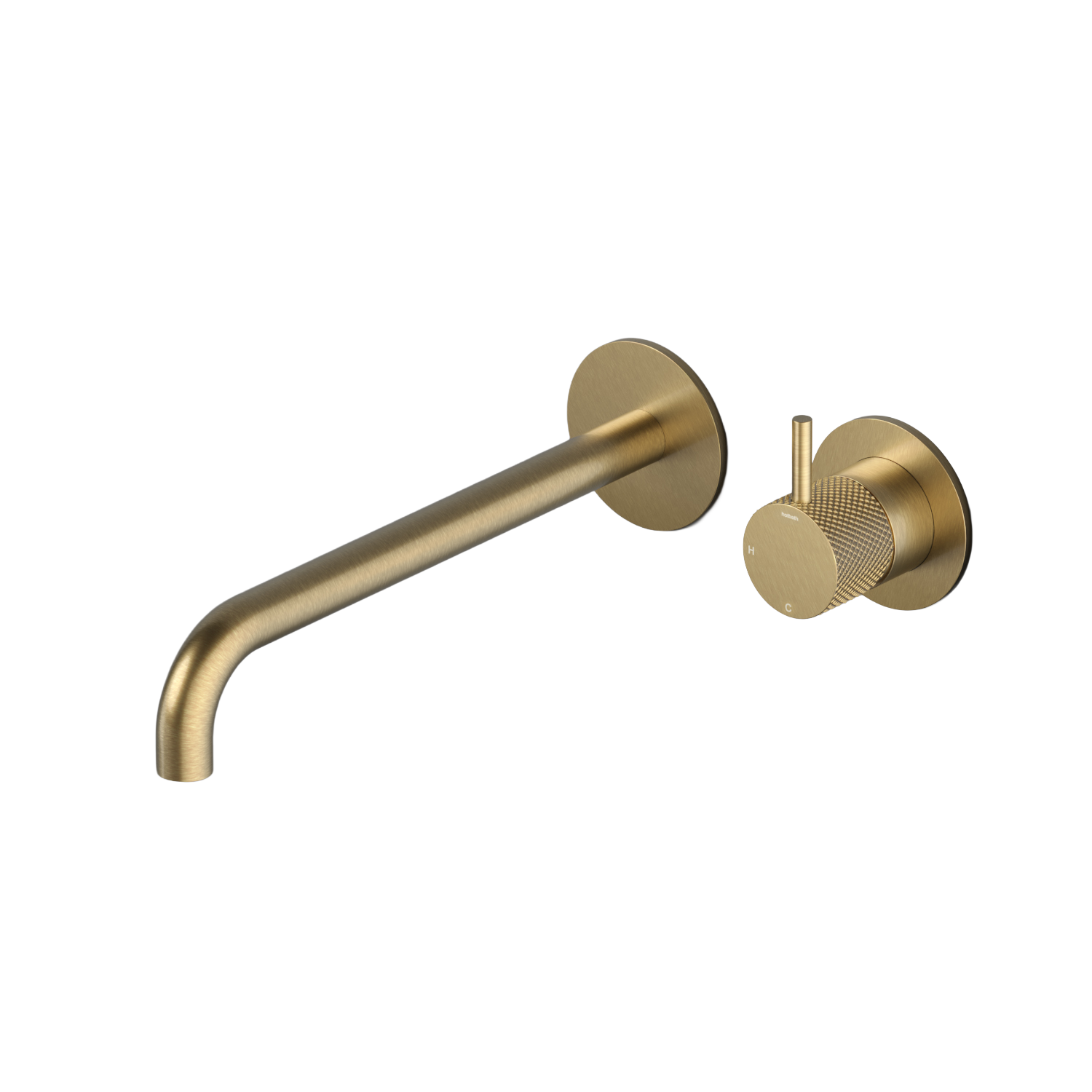 Hotbath Cobber X afbouwdeel tbv inbouw wastafelmengkraan CX105EXT25BBP Geborsteld messing PVD