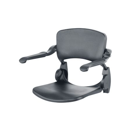 Linido douchezitting m. rug en armleuning LI2203200611 Antraciet