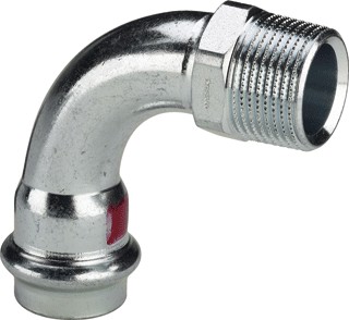 Viega Prestabo Bocht buitendraad 28x1 90 graden 558444