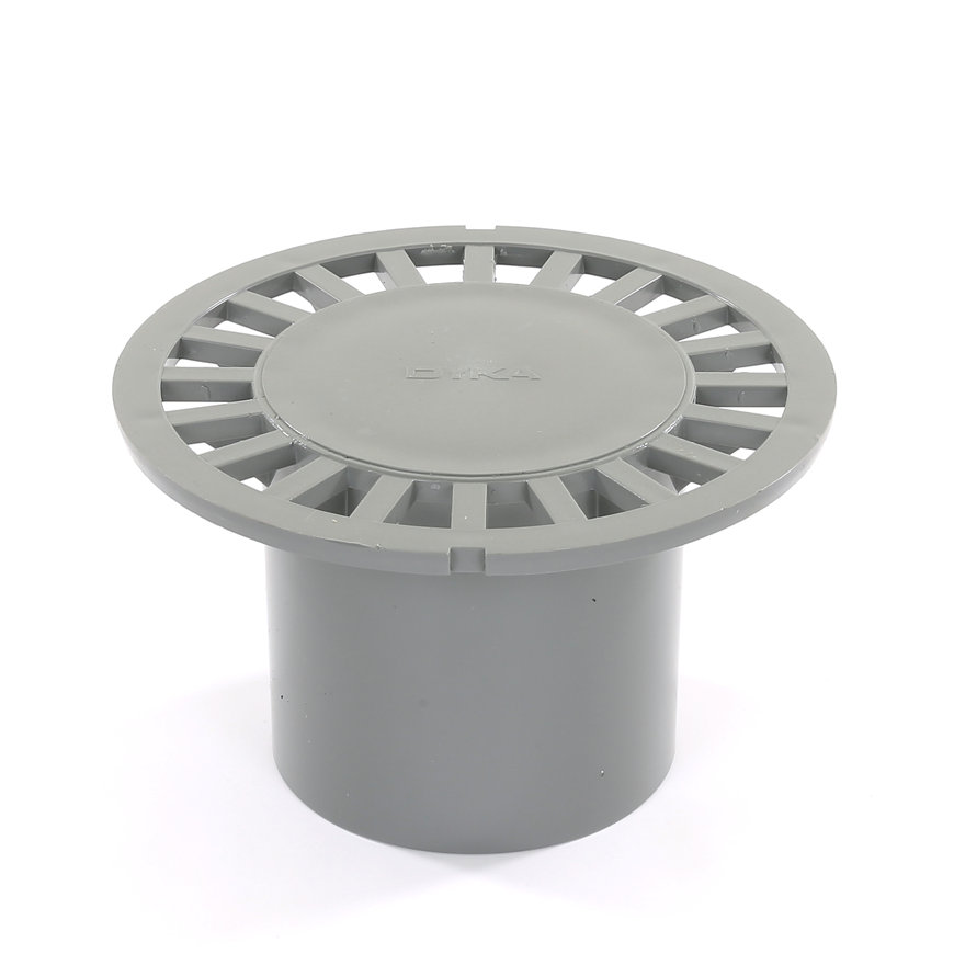 PVC doucheputrooster rond Wit