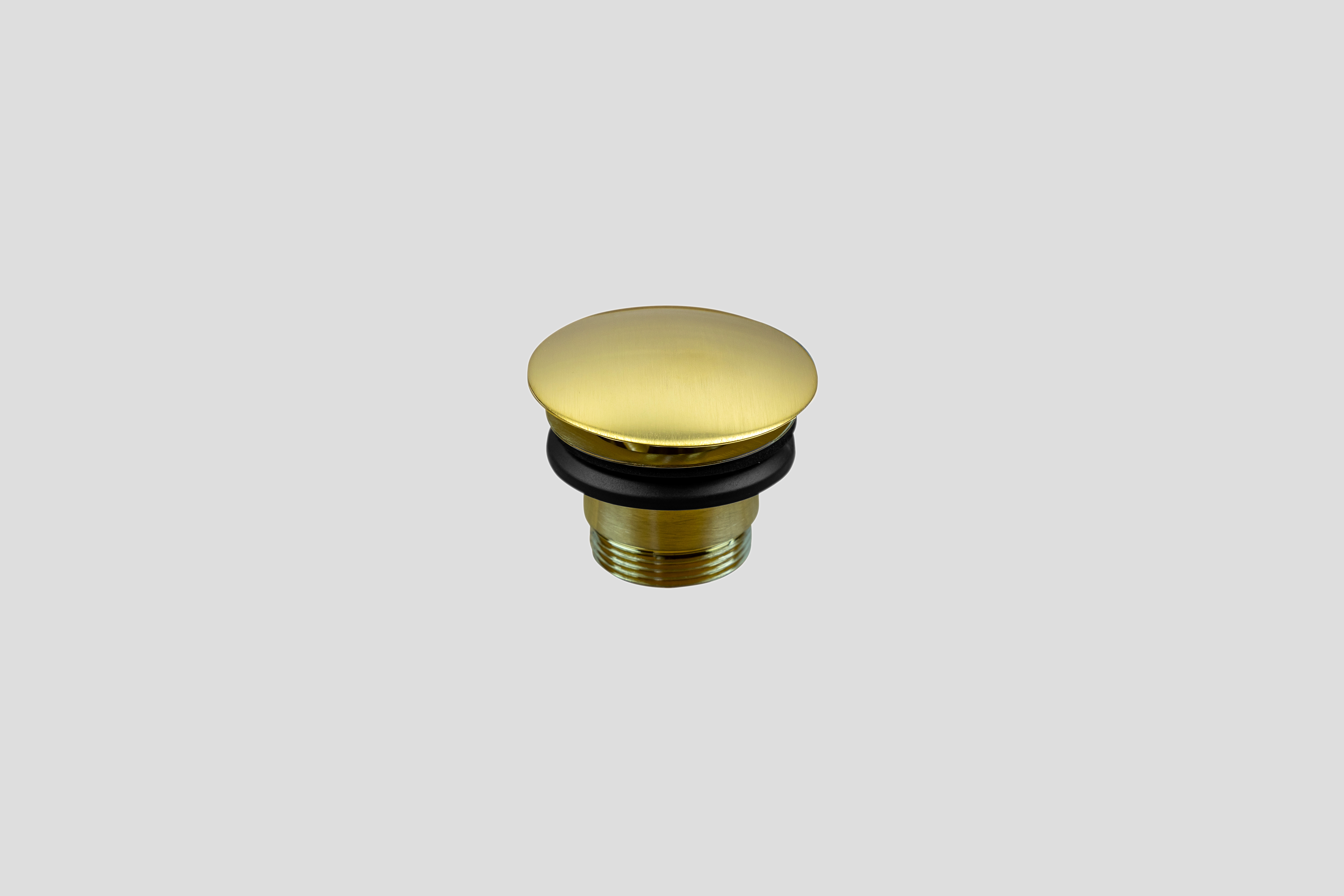 Lagoo Garda always open plug met schroef G6118BB Brushed Brass PVD