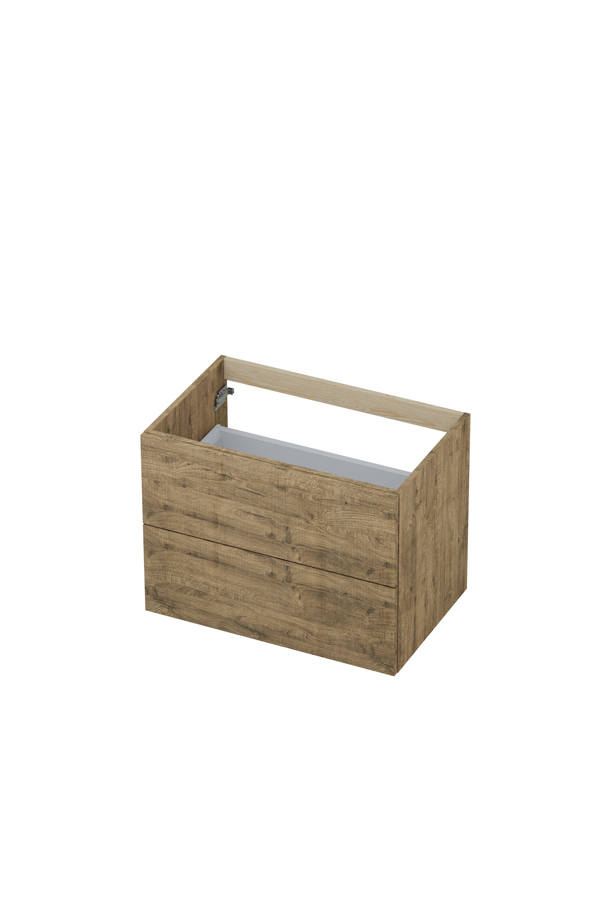 INK onderk. 2 laden met gr. hout decor 1101114 Naturel eiken H520xB700xD450